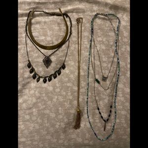 Boho necklaces